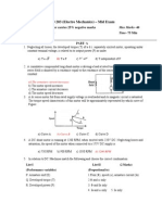 EED203 Mid Exam Paper Solutions