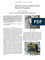 Pendulum Positioning System Actuated by Dual Motorized Propellers