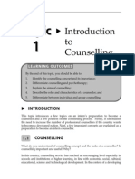 Topic 1 Introduction To Counseling