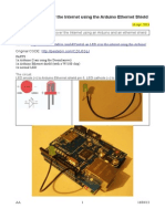Control An LED Over The Internet Using The Arduino Ethernet Shield