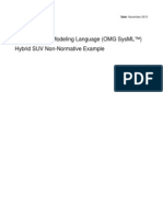 Omg Systems Modeling Language (Omg Sysml™) Hybrid Suv Non-Normative Example