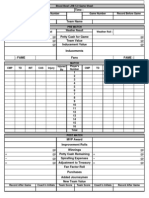 Interactive Blood Bowl Match Sheet