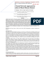 Artificial Neural Network Approach For Classification of Heart Disease Dataset