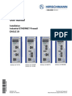 User Manual: Installation Industrial ETHERNET Firewall Eagle 20