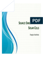 Silvaco Simulation Solar Cells