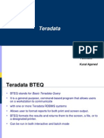 Teradata Bteq, Mload, Fload, Fexport, Tpump and Sampling