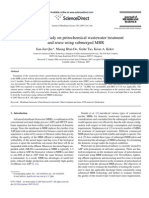 Feasibility Study On Petrochemical Wastewater Treatment and Reuse Using Submerged MBR