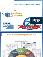 SAP BusinessObjects 4.0 - What's New For The BI Platform (2011!07!28)