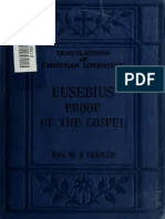 Ferrar. Eusebius: The Proof of The Gospel, Being The Demonstratio Evangelica. 1920. Volume 2.