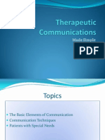 Therapeutic Communications 1