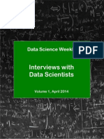 DataScienceWeekly DataScientistInterviews Vol1 April2014