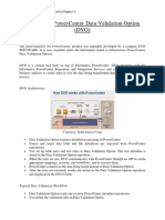 Informatica PowerCenter Data Validation Option