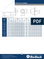 High Tensile: Hexagon Head Bolts & Setscrews (Unified) BS 1768