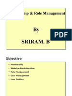 Membership & Role Management