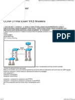 CCNA 3 Final Exam V4.0 Answers - Cisco CCNA Answer