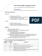 MIPS Architecture and Assembly Language Overview: Register Description I/O Description