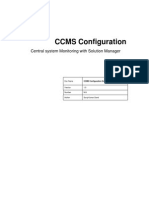 CCMS Configuration: Central System Monitoring With Solution Manager