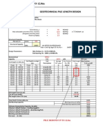 Compression Test Pile (Debond 12m)