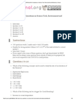 Mrunal (EnB) 100 Mock MCQ Questions On Science Tech, Environment and Biodiversity Mrunal