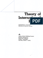 WALTZ, Kenneth. Theory of International Politics