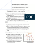 IGCSE Economics Notes Units 1 and 2