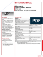 ETS 380 For Separate Temperature Probe