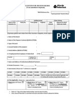 Application For Arogya Raksha: (To Be Submitted in Duplicate)