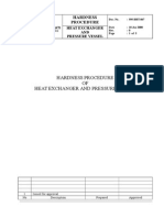 Hardness Procedure OF Heat Exchanger and Pressure Vessel