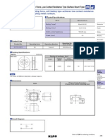 High Operation Force, Low Contact Resistance Type (Surface Mount Type)