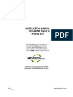 MHZ - Program Timer Switch Manual