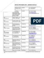 Inmarsat Service Providers Address Details