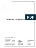 Thyristor Voltage Controller: Instructed By: Dr. Anjula de Silva