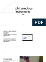 Ophthalmology Instruments