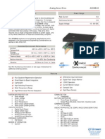 Description Power Range: Analog Servo Drive