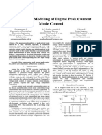 Analysis and Modeling of Digital Peak Current Mode Control