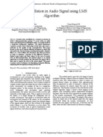 Echo Cancellation in Audio Signal Using LMS Algorithm: Sanjay K. Nagendra Vinay Kumar.S.B