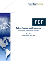 Talent Assessment Strategies