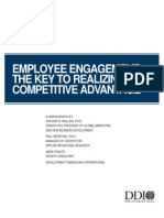 Employee Engagement: The Key To Realizing Competitive Advantage