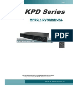 KPD Series MPEG4 DVR 616 616F 608 608F 604 604F Manual V1.5