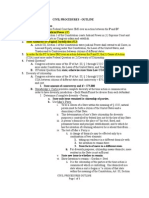 Subject Matter Jurisdiction Outline