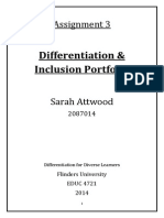 Differentiation Portfolio Assignment 3