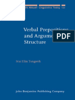 Mai Ellin Tungseth - Verbal Prepositions and Arguments