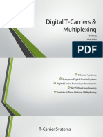 Digital T-Carriers & Multiplexing