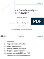 Frequency Domain Analysis in LS-DYNA - Yun Huang - Jan-2013