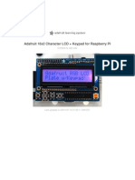 Adafruit 16x2 Character LCD Plus Keypad For Raspberry Pi