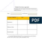 Worksheet No.4: Literary Appreciation Direction: Complete The Diagram. Give Your Comparison Between The River and A Man's