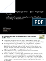 Security Architecture Best Practice by Bob Panic Whitepaper