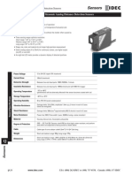 Sensors: SA6A: Ultrasonic Analog Distance Detection Sensors