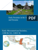 Early Societies in The Americas and Oceania