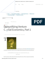 Demystifying Venture Capital Economics - Part 1